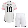 Conjunto (Camiseta+Pantalón Corto) Juventus Pogba 10 Segunda Equipación 23-24 - Niño